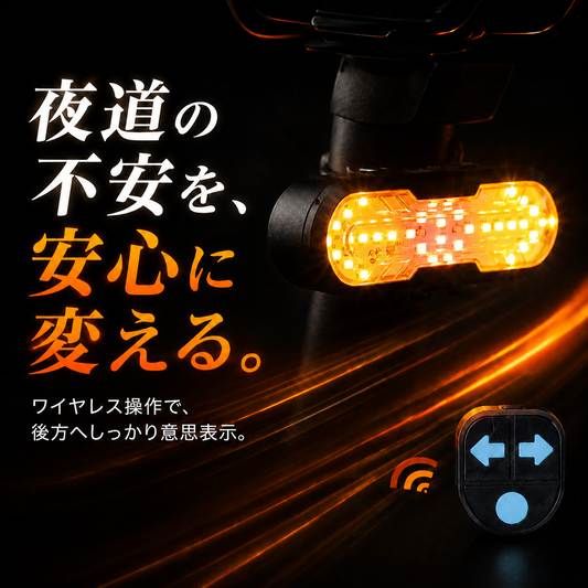WOWストア｜リモコン操作 防水LEDウインカー