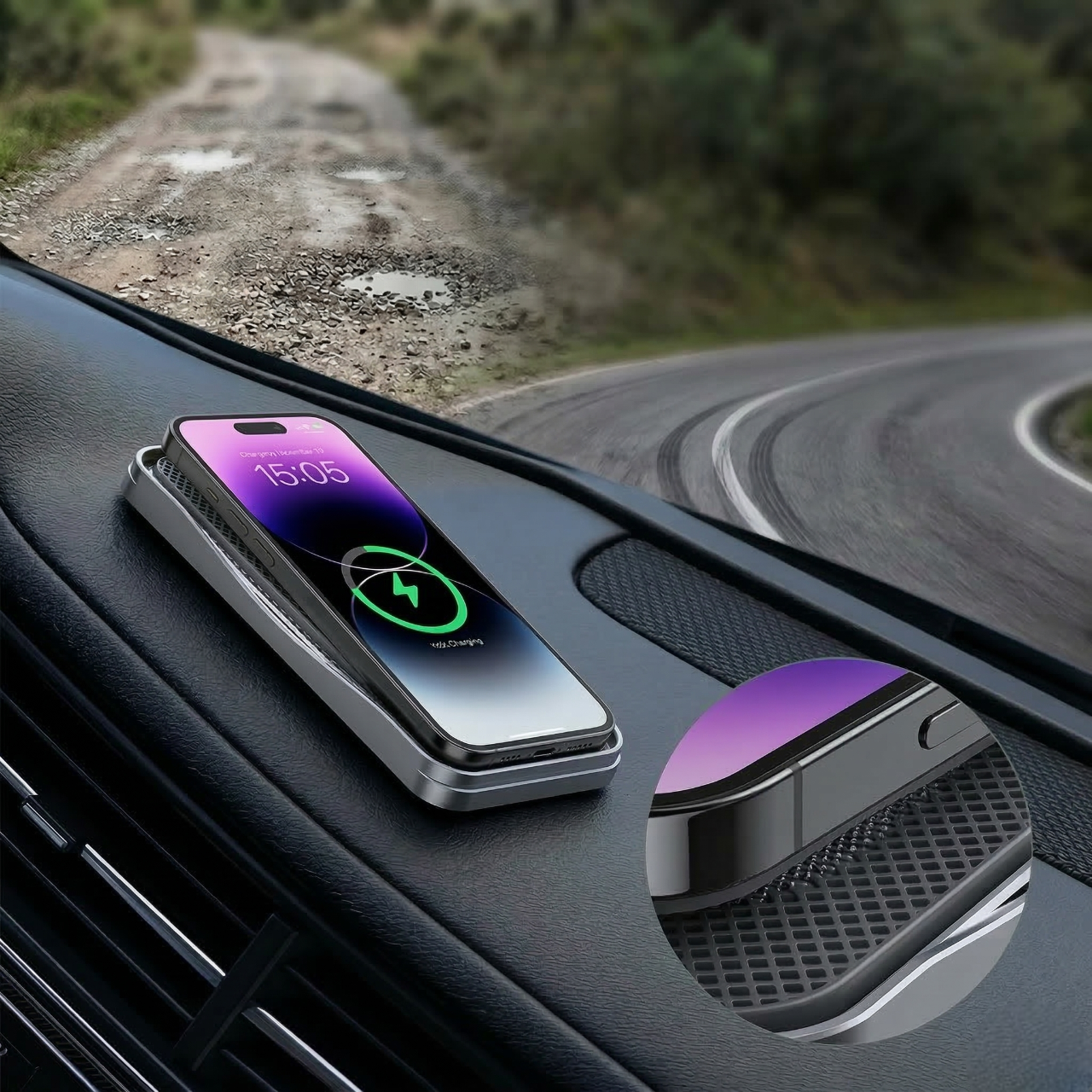 WOWストア 車載ワイヤレス充電器