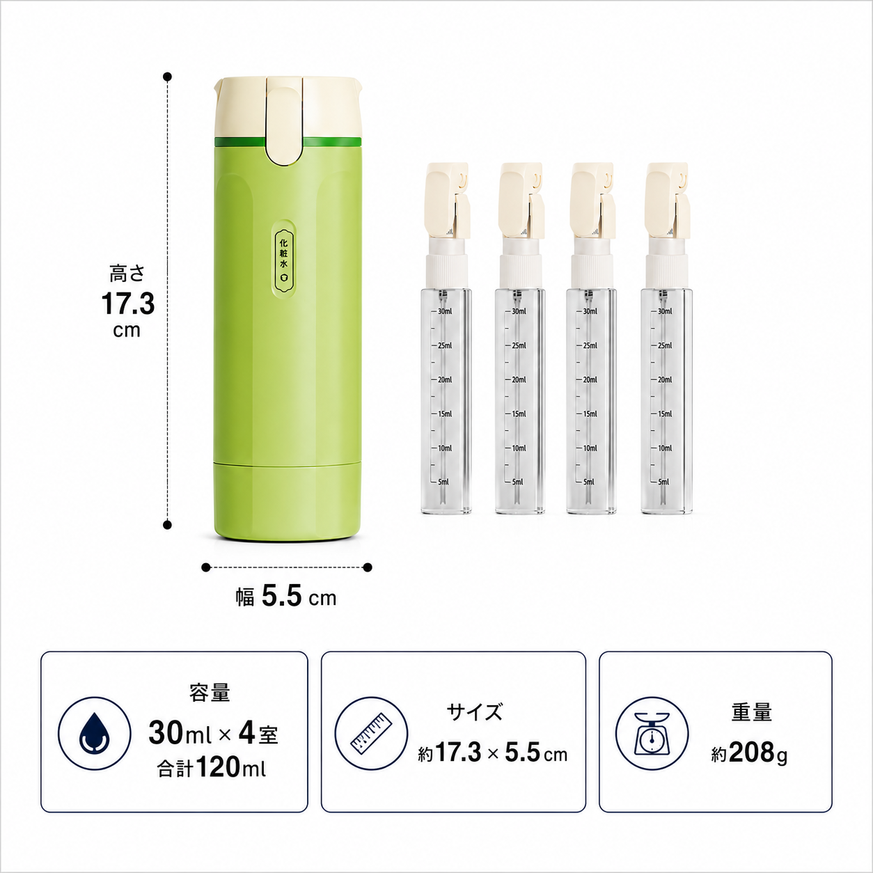 WOWストア 旅の美容ボトル